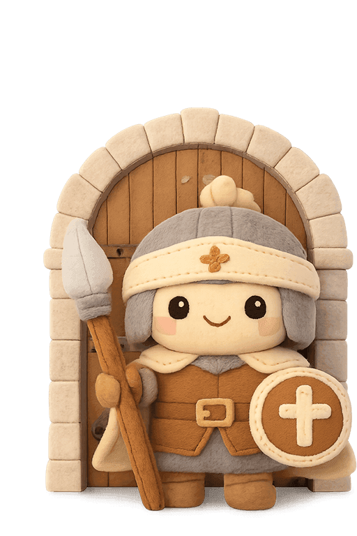 Security guard illustration