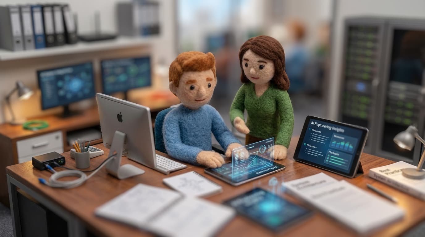 AI engineers collaborating - Logicos Software